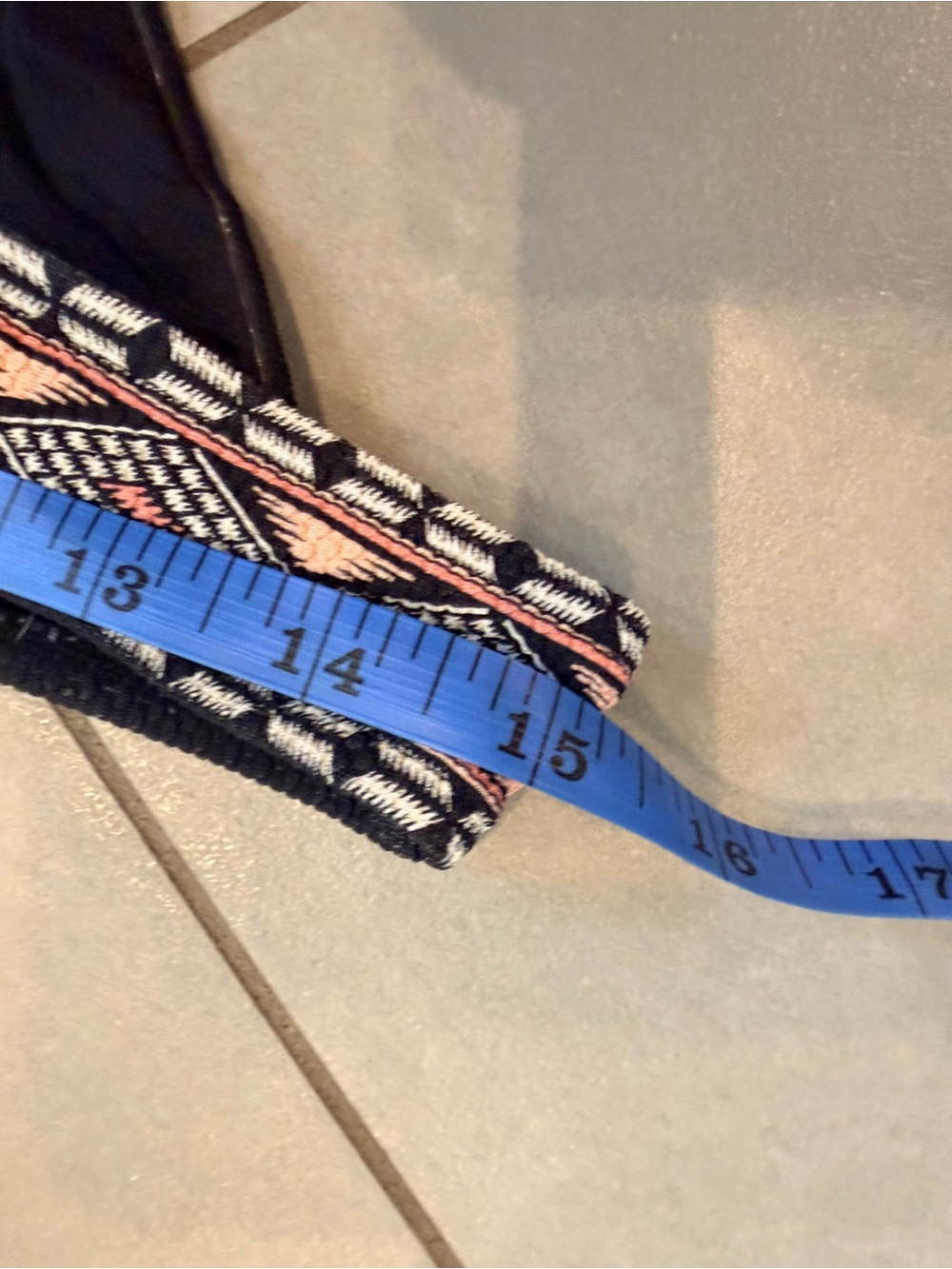 Rip Curl Black and White Patterned Bikini with Pink Accent Trim - Picture 10 of 12